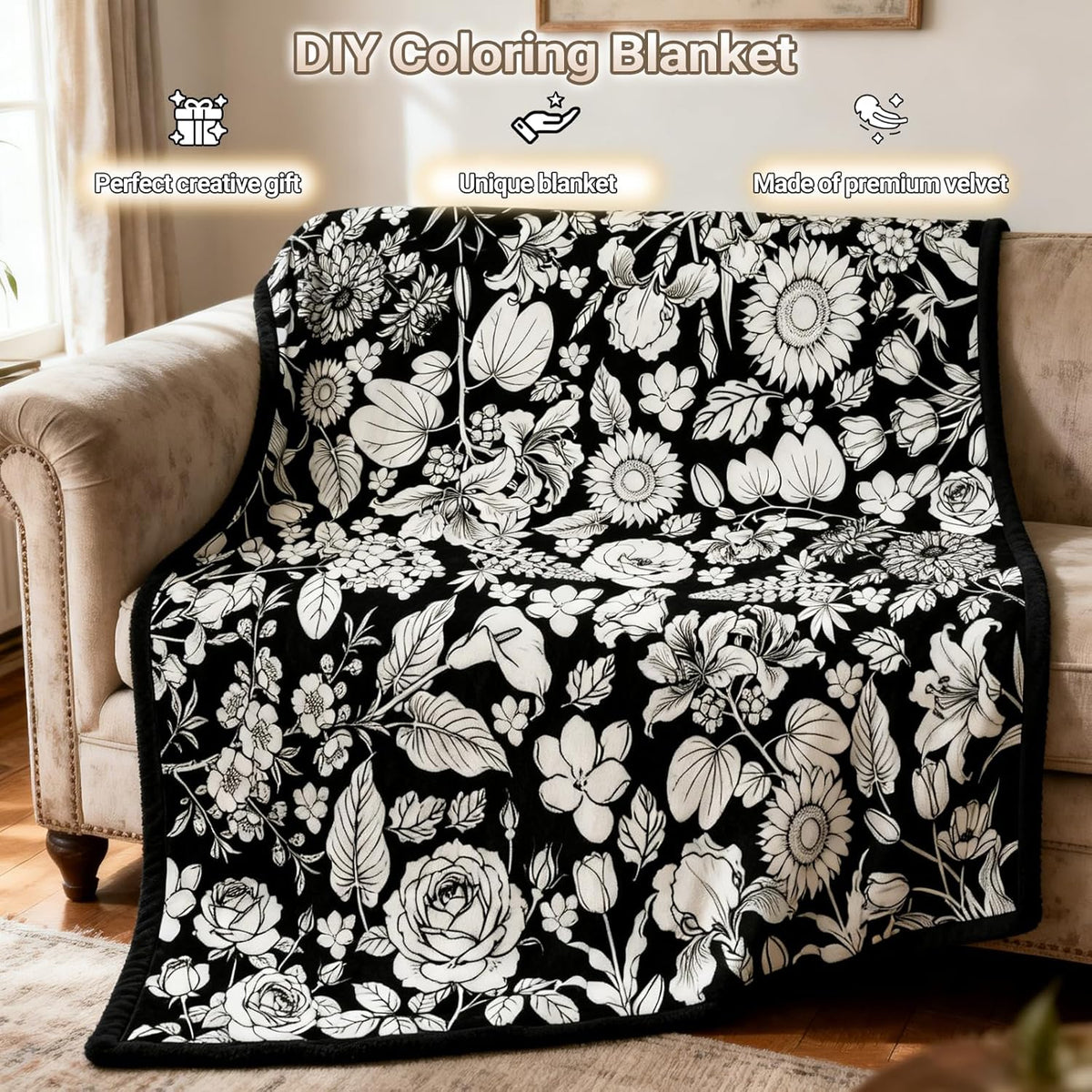 DIY Coloring Blanket 🖍️🎨