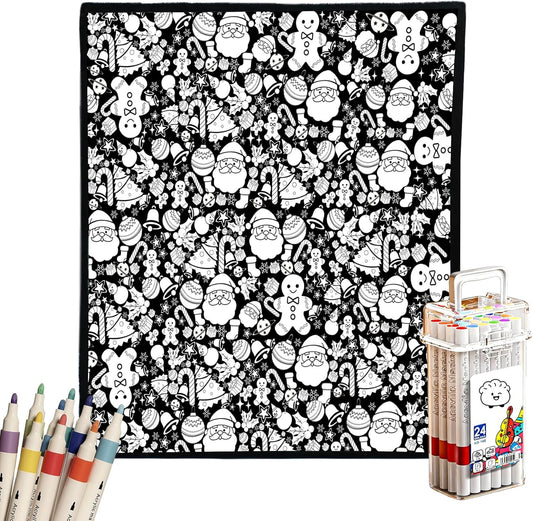 DIY Coloring Blanket 🖍️🎨
